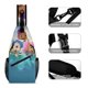 thumbnail image 3 of Bubble Guppies Riñonera Bandolera con Estampado Integral para Hombres y Mujeres, Bolso Cruzado Gráfico de Tendencia, Mochila de Hombro Streetwear para Ciclismo y Deportes, Riñonera Versátil Casual, 3 of 6