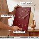thumbnail image 3 of Reloj de Pared Driini Rojo y Dorado 36 cm Alimentado por Batería, 3 of 6