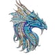 thumbnail image 1 of Children's Adult Wooden Puzzle Board Game, Educational Toy Dragon Puzzle, 1 of 3