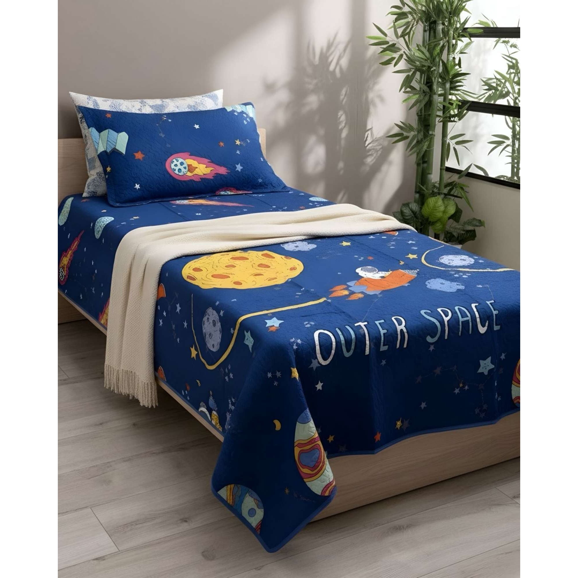 Mylhogar - Cubrecama De Verano Niña Niño Plaza Y Media