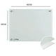thumbnail image 3 of Pizarra «glass Pro» Vidrio Temperado Blanco De 60x90cm 4mm, 3 of 3