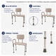 thumbnail image 3 of Silla De Baño Ducha Empotrada Strong, 3 of 6