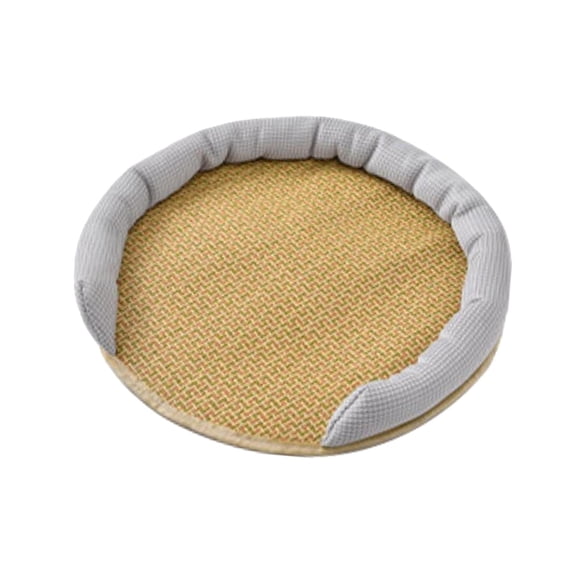 Colchoneta De Refrigeración Para Mascotas De Ratán, Perrera Antideslizante, Almohadilla Para Cachorros, Colchón De Verano Para Gatos Y Perros De 40cm