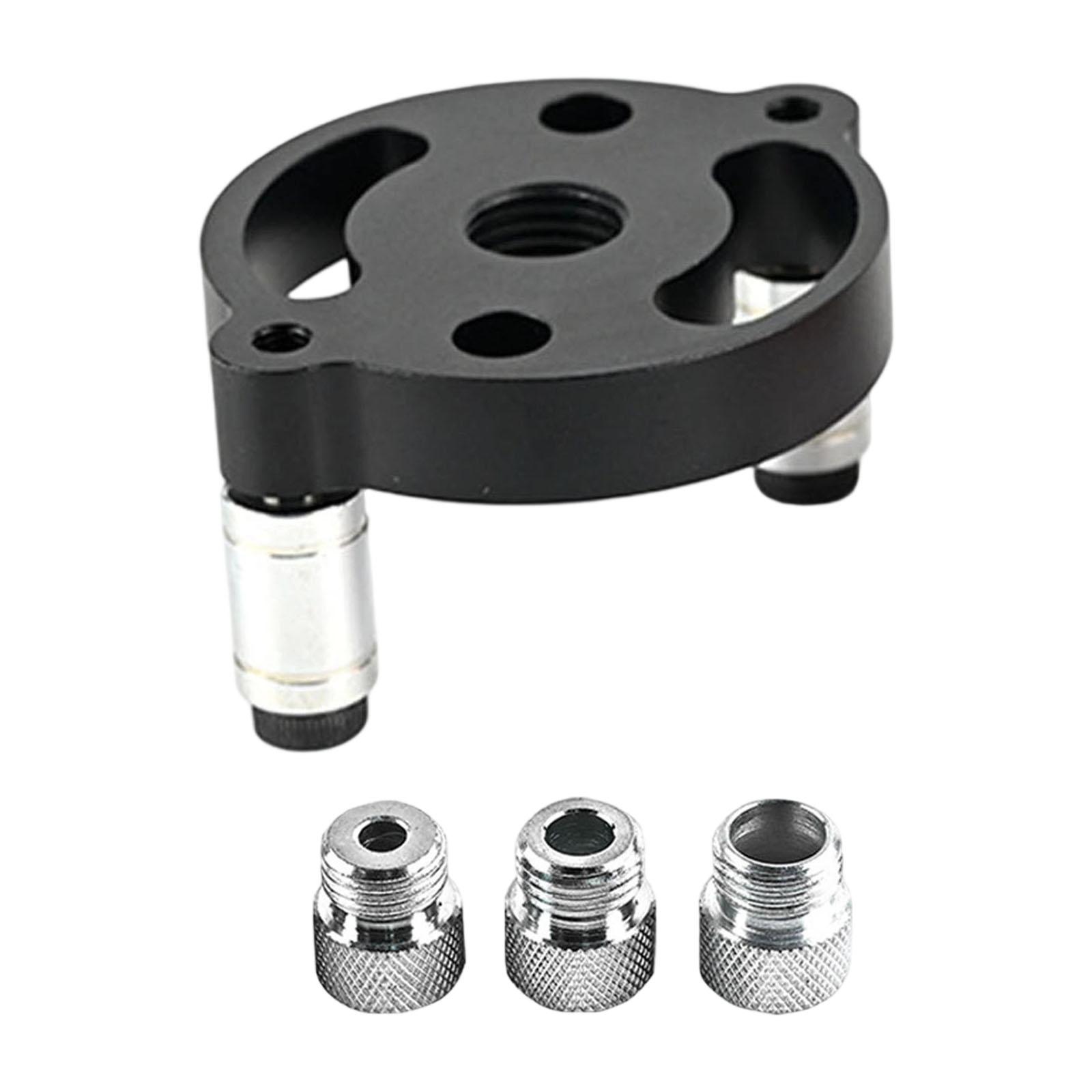 Magideal - Plantilla De Espiga Autocentrante, Guía De Perforación De Espiga, 6-10 Mm, Juego De Guías De Perforación Autocentrantes Para Juntas De Carpintería Con Negro