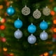 thumbnail image 2 of Set 12 Bambalinas Adornos Navideños 6cm Decoración Esferas, 2 of 2