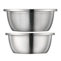 Bothyi - Cuenco De Sopa De Cocina, Colador Para Escurrir Pasta Cocida, Pasta De Frutas, 34Cm