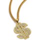thumbnail image 3 of Collar dólar 316L de acero con cadena de 28 pulgadas, 3 of 3