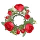 thumbnail image 1 of Vela De Pilar, Anillo, Corona, Candelabro De Pilar Para Fiesta, Boda, Acción De Gracias, Rojo Brillante, 1 of 3