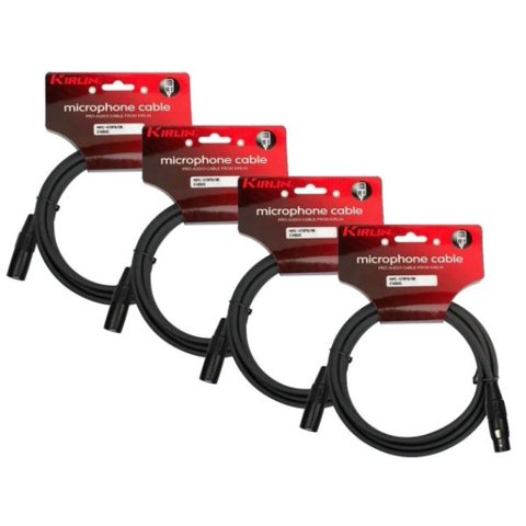 Pack 4 Cablemicrofono Serie C Xlr10M Kirlin Mpc4-470Pb-10