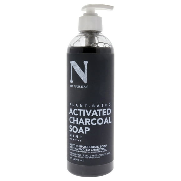 Jabón Líquido Dr. Natural Carbón Activado Menta