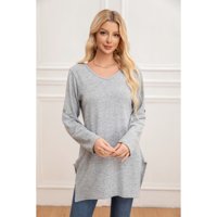 Likeshop - Sweater Mini Vestido Corto Tejido Abertura Lazo Espalda 2005