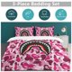 thumbnail image 2 of Pink Bape Shake Camo Comforter Set Soft 3 Pcs Twin Bedding Sets Thicken for All Season, 2 of 5