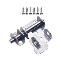 Bothyi - Pestillo De Puerta Cerradura Deslizante Resistente A La Corrosión Para Cercas De Madera De Patio De Entrada