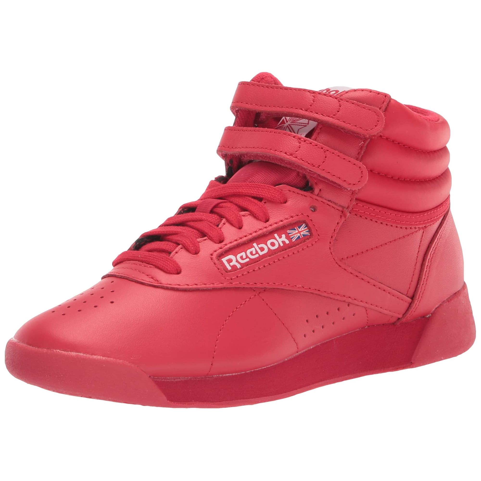 Zapatilla Reebok Freestyle Hi High Top Para Mujer Rojo/blanco