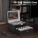 thumbnail image 3 of Organizador de Relojes BEWISHOME de 20 Ranuras con Tapa de Vidrio, 3 of 9