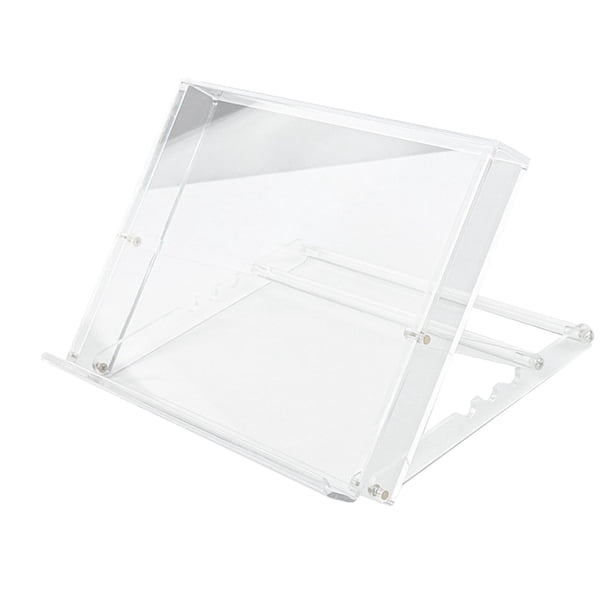 Caballete de Mesa Acrílico, ángulo Ajustable, Soporte Portátil para Exhibir Obras de Arte, Tablero de Dibujo Plegable, Caballete de Pintura para Princ