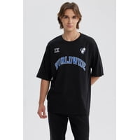 Fashionspark - Polera Hombre Estampado Negro - Vi