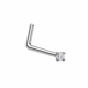 thumbnail image 1 of Piercing nostril 20G tipo L 2mm titanio ASTM F136 cesta, 1 of 3