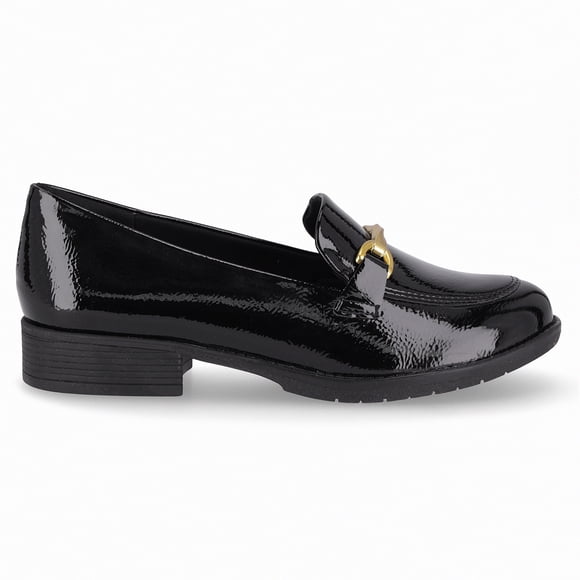 Mocasin Mujer Negro/Charol Leci Piccadilly