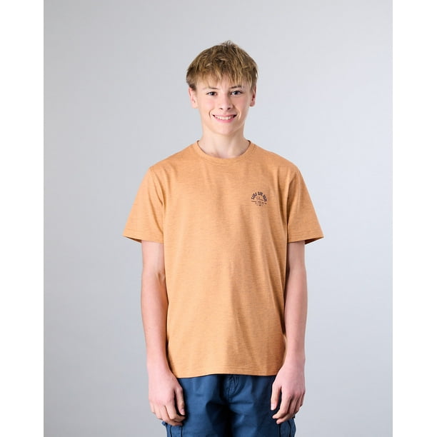 Polera manga corta Junior Melange XV1313 Polemic