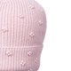 thumbnail image 2 of Gorro Niña Tejido con Perlas Rosado, 2 of 2