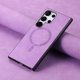 thumbnail image 4 of Magnetic Slim Case for Samsung Galaxy S23 Ultra with Camera Guard & Anti-Scratch Back Purple, 4 of 5