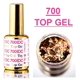thumbnail image 2 of Gel de uñas Daisy DND DC 700 Top Gel Soak-Off, todo en uno y purpurina, 2 of 2