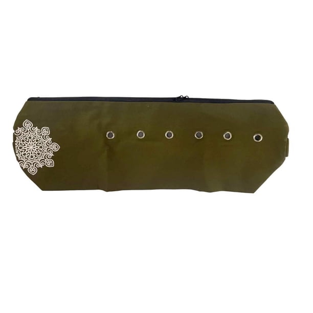 Bolsa Para Esterilla De Yoga, Bolsa Transpirable Para Fitness, Lona, Resistente Al Desgaste, Portador De Esterilla De Yoga, Color Verde
