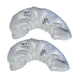 thumbnail image 4 of Fundas Para Patines De Hielo Fundas Para Patines Portátiles Para Patines De Hockey Patines Artísticos Copos De Nieve Plateados, 4 of 5