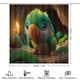 thumbnail image 2 of Loro-theme 4-Piece Shower Curtain Set with Rugs, Waterproof Bathroom Decor Set Includes Bath Mat, U-Shaped Rug, Toilet Lid Cover and Curtain with Hooks, 2 of 6