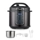 thumbnail image 1 of Midea 12-in-1 Electric Pressure Cooker, 6 Quarts, 12 Presets, Multi-Functional Programmable Slow Cooker, Rice Cooker, Steamer, Sauté Pan, Yogurt Maker, and More, Stainless Steel, 1 of 3