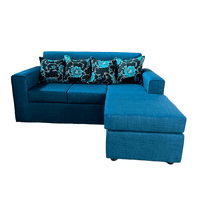 Muebles Duna - Sofá Intercambiable Viena Lino Esmeralda