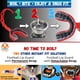 thumbnail image 4 of Protector Bucal Oral Mart Juvenil con Correa Rojo/Gris, 4 of 7