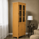 thumbnail image 3 of Vitrina "Perry" de Madera con Vidrio Vitrina Artesanal de Pino - Natural - 80x35x180 cm, 3 of 3