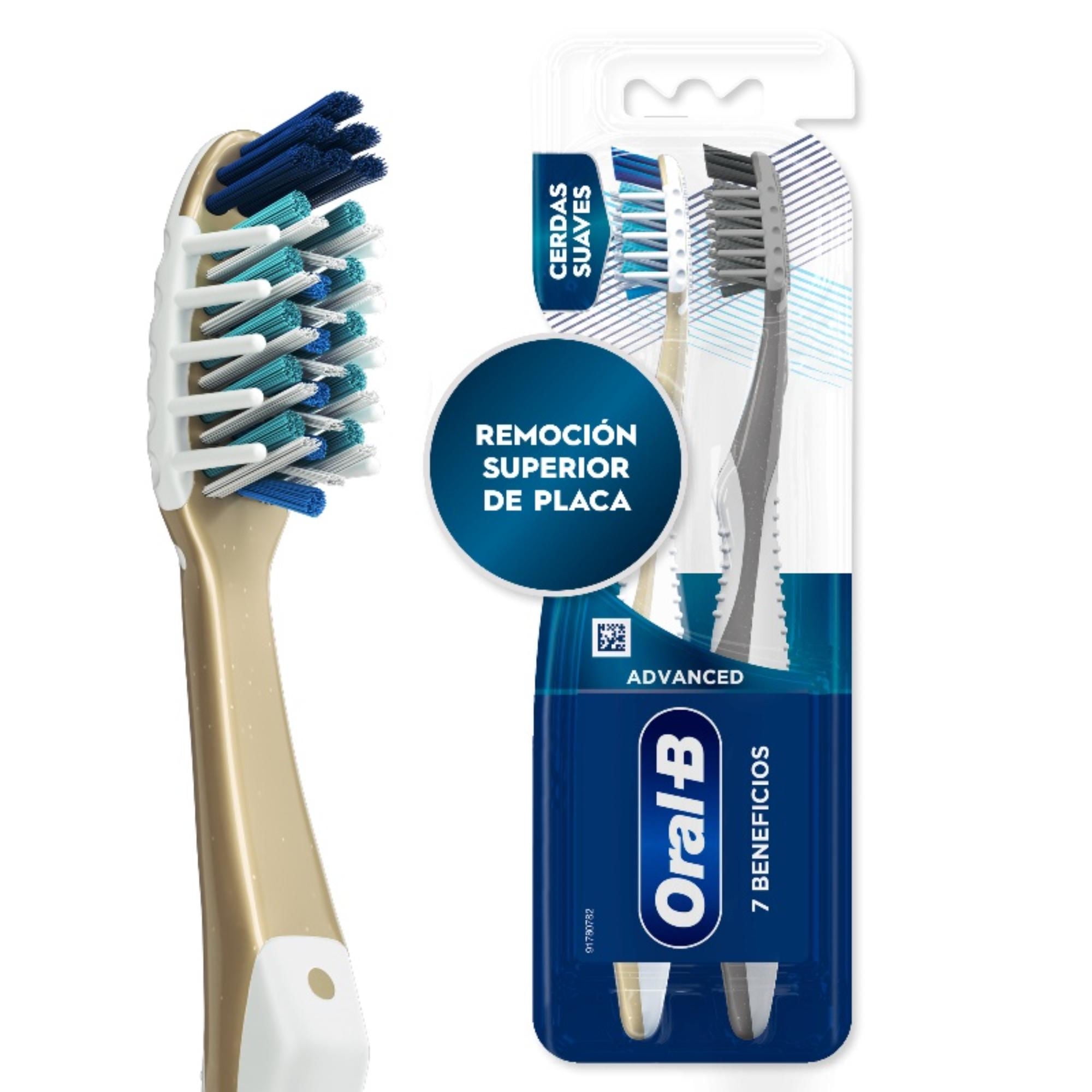 Oral-B - Cepillo De Dientes Advanced 7 Beneficios