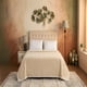 thumbnail image 3 of Frazada 2 Plaza Con Textura De Flores Color Beige, 3 of 4