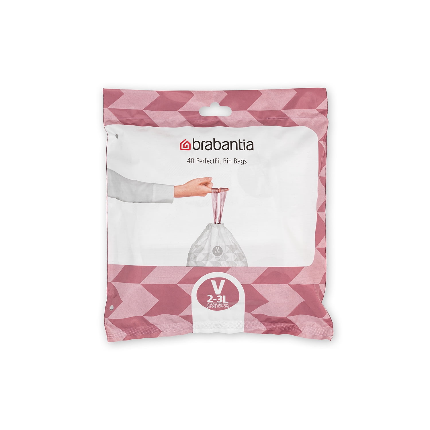 Brabantia - Bolsas De Basura Perfectfit V 3 Lt 40 Bolsas
