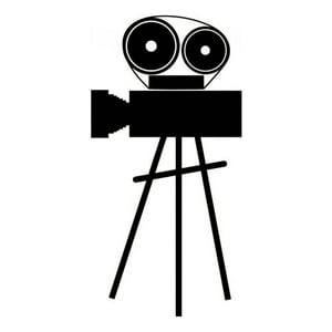 Rienda Libre Graphics - Decomural Movie Camera Vintage Movie Ws-44258