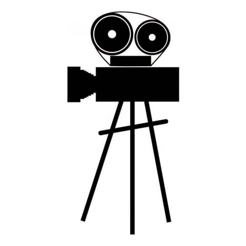 Rienda Libre Graphics - Decomural Movie Camera Vintage Movie Ws-44258