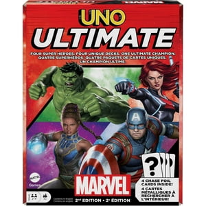 Juego De Cartas Mattel Games Uno Ultimate Marvel 2Nd Edition