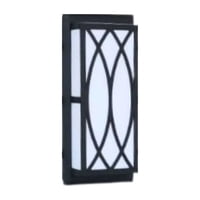 Click Ventas - Aplique Lampara Rectangular Diseño Entrelazado Negro 20W