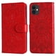 thumbnail image 1 of Funda tipo cartera FOXDOCK para iPhone 11 Pro Max , diseño girasol en relieve, cuero PU, cierre magnético, soporte y tarjetero, 1 of 5