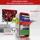 thumbnail image 2 of Torre de Discos de Juego con 18 Compartimentos, Soporte para Almacenamiento de Juegos, Discos de Juego con Gran Capacidad, 4 Ganchos para Controladores de Juego para Xbox/PS4/PS5/Switch, 2 of 6