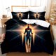thumbnail image 1 of Captain Marvel Soft Duvet Cover Comforter Cover With Pillowcases Bedding Set3-Piece Bedding Set, 1 of 5