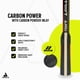 thumbnail image 2 of Paleta de Ping Pong JOOLA Carbon Control Performance Roja, 2 of 6