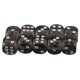 thumbnail image 1 of Paquete De 10 Dados Acrílicos D6 De Seis Caras Para Juegos De Mesa D&D TRPG, Juguetes Negros, 1 of 4