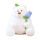 thumbnail image 2 of Peluche suave con rosa, bonitos peluches para niños, para fiestas, cumpleaños, niños y niñas. , blanco 35cm, 2 of 5