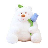 Bothyi - Juguete De Peluche Suave Para El Día De San Valentín, Regalo De Cumpleaños Para Niños, Blanco, 35 Cm