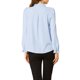 thumbnail image 3 of Blusa de Manga Larga con Cuello Alto y Volantes para Mujer de INSPIRE CHIC, Color Azul Claro Talla L, 3 of 8
