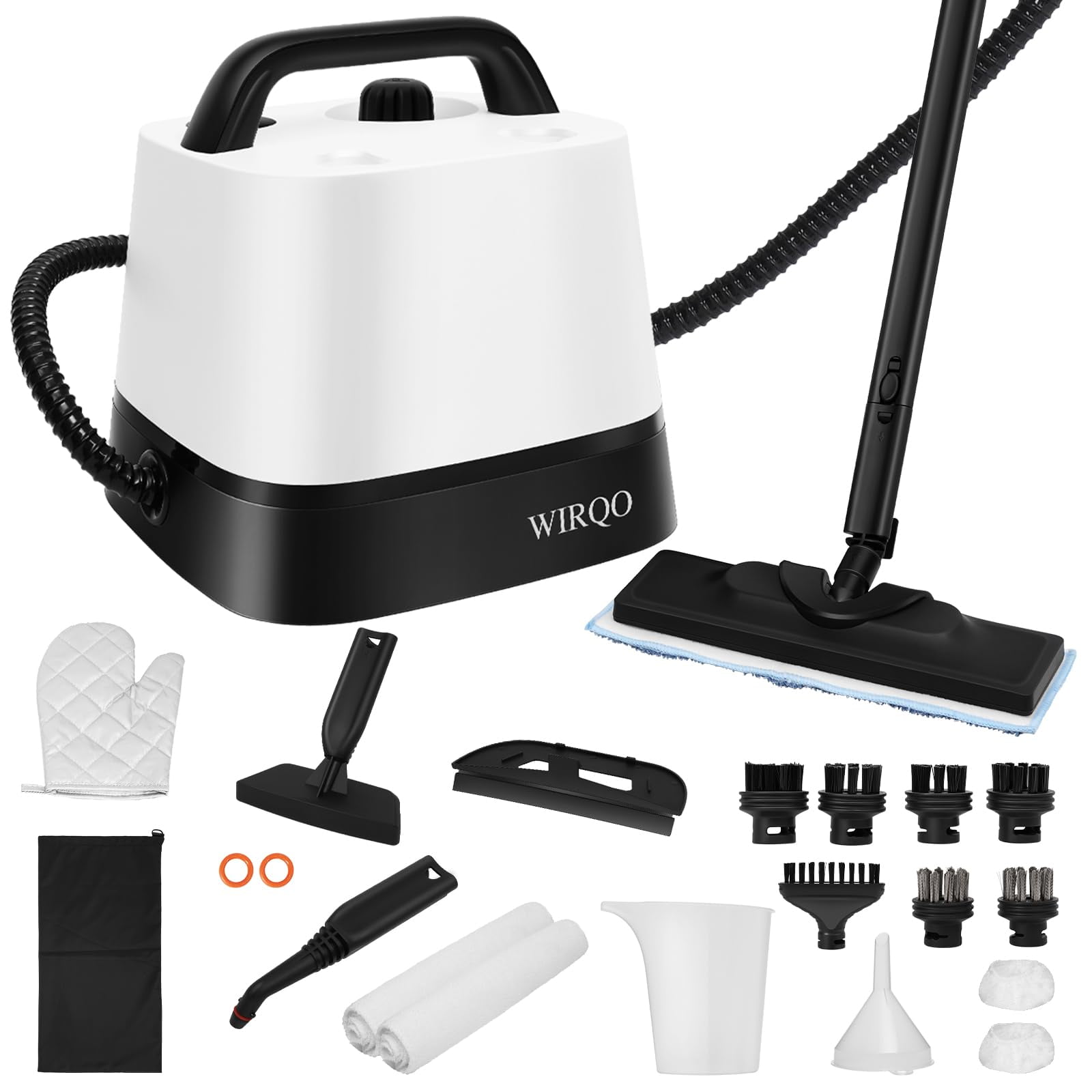 Limpiador A Vapor Wirqo 1500 W 1,5 L Con 24 Accesorios